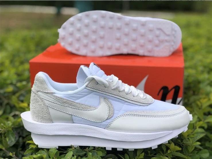 Sacai x LDWaffle White Nylon Shoes Sneakers by Air Jordan