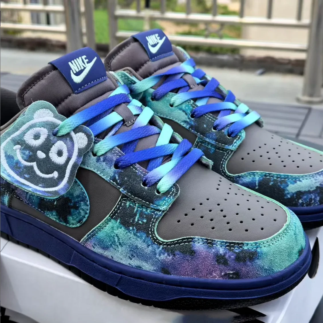Dunk Low Panda Galaxy Shoes Sneakers by Air Jordan