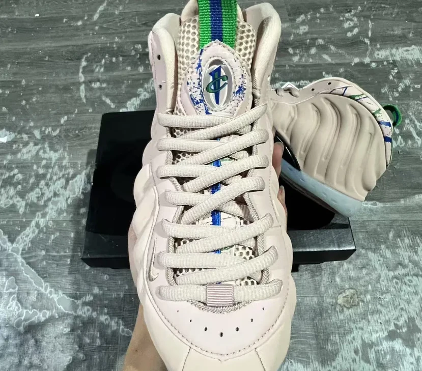 Air Foamposite One Particle Beige Shoes Sneakers by Air Jordan