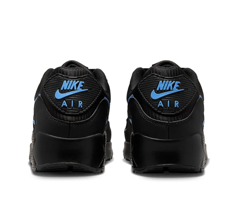 Air Max 90 Black University Blue Shoes Sneakers by Air Jordan