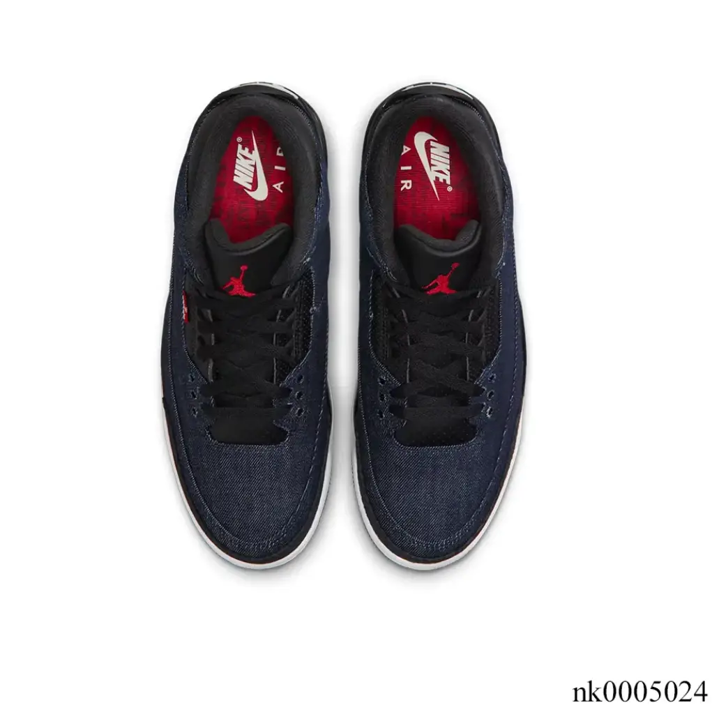 Levi’s x Air Jordan 3 Indigo Shoes Sneakers by Air Jordan