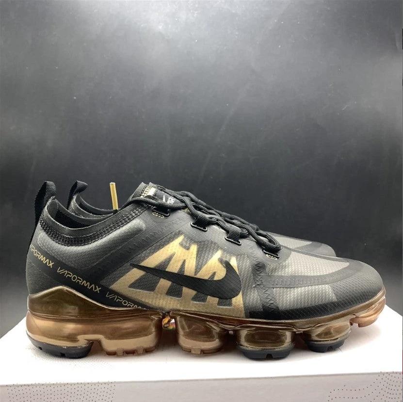 Air Jordan Vapor Max 2019 Black Metallic Gold Shoes Sneakers by Air Jordan