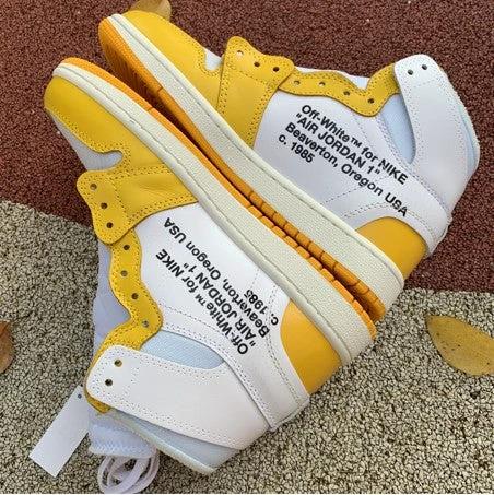 Air Jordan 1 Yellow White by Air Jordan