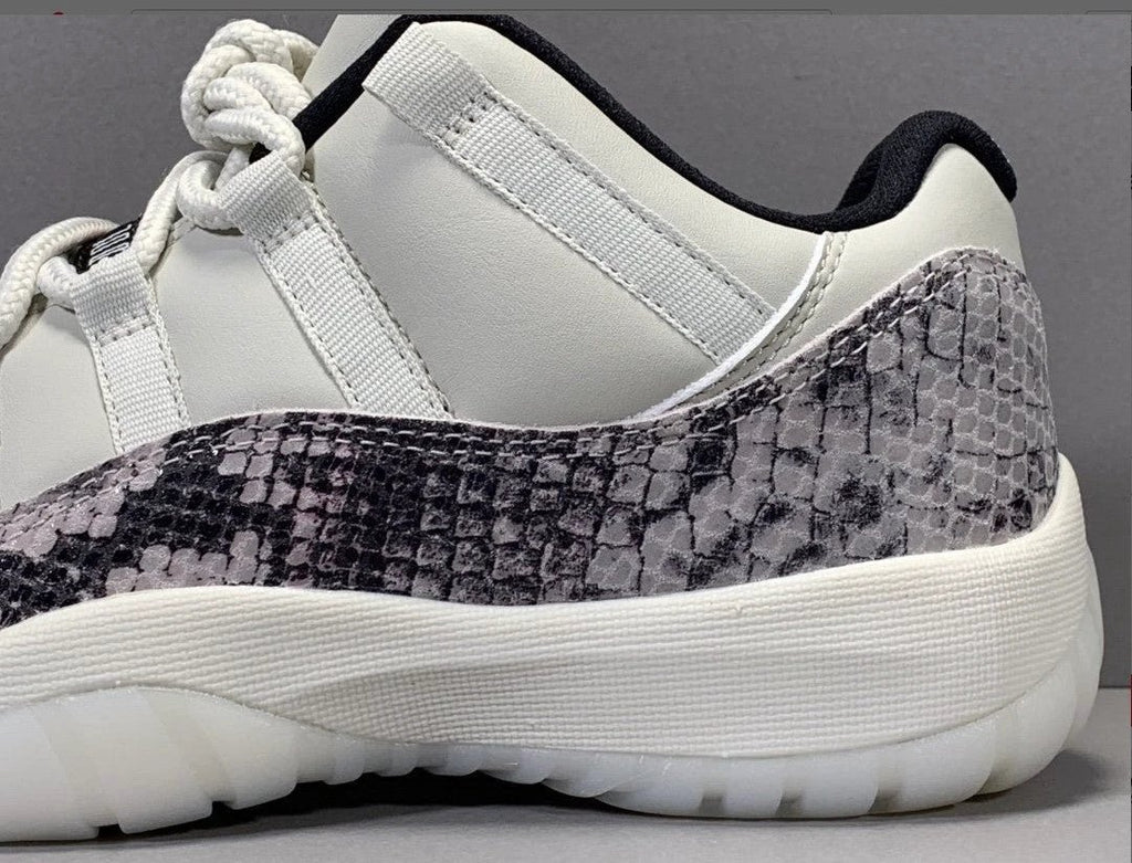 Air Jordan 11 Low Snake Light Bone Shoes Sneakers by Air Jordan