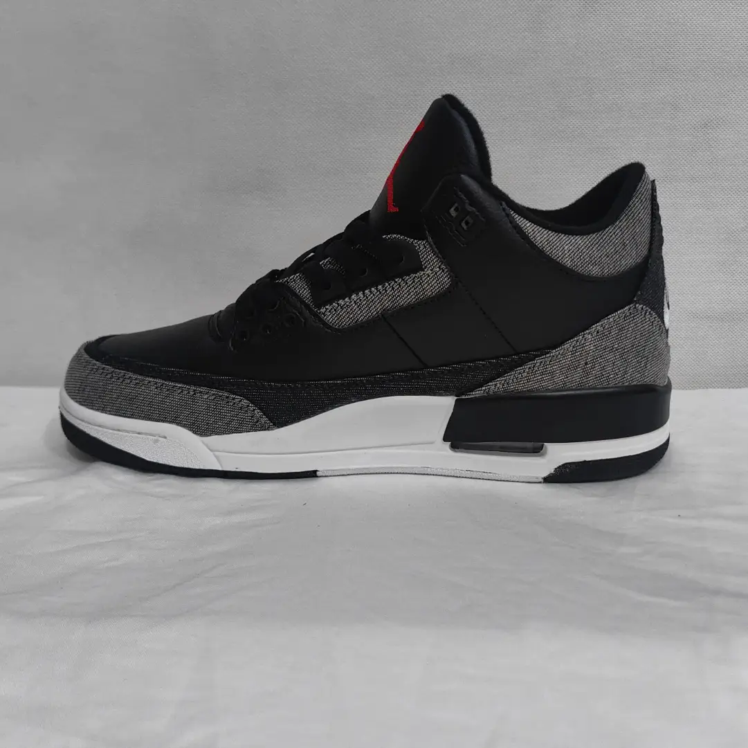 Levi’s x AJ 3 Black Denim Shoes Sneakers by Air Jordan