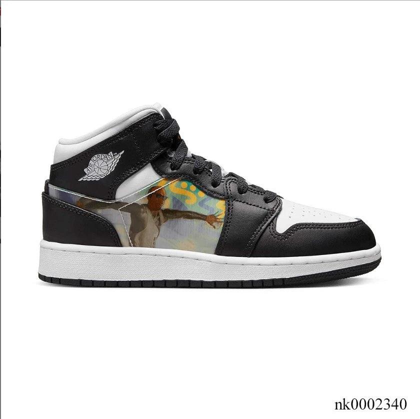 Air Jordan 1 Mid Hologram Shoes Sneakers by Air Jordan