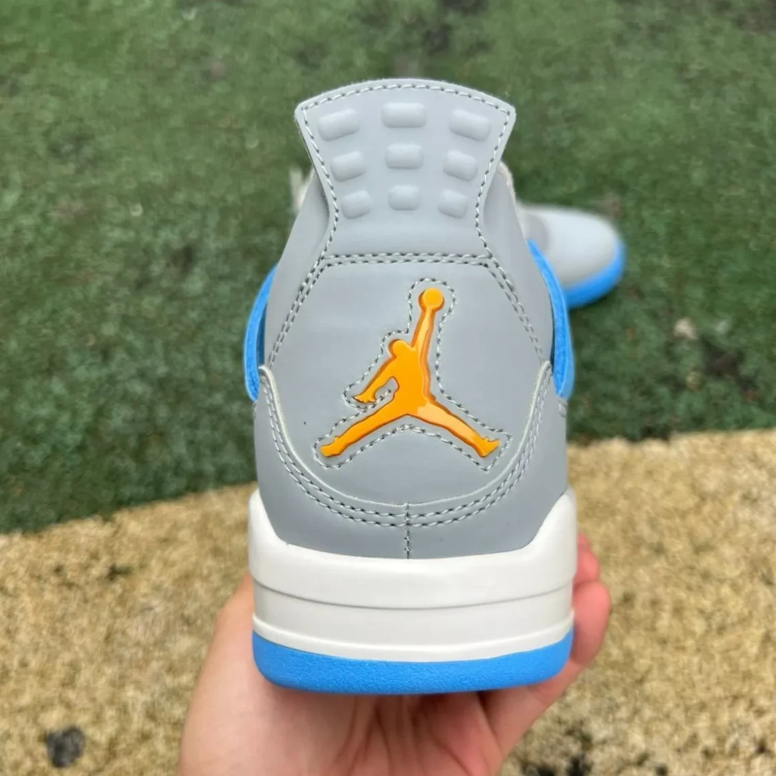 Air Jordan 4 LS Mist Blue Shoes Sneakers by Air Jordan