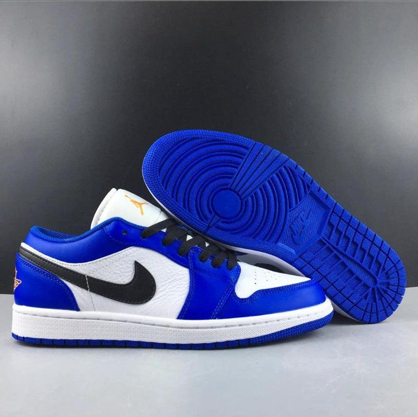 Air Jordan 1 Low Hyper Royal Orange Peel Shoes Sneakers by Air Jordan
