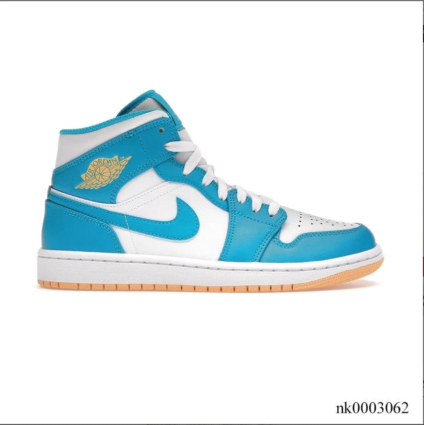 Air Jordan 1 Mid Aquatone Shoes Sneakers by Air Jordan