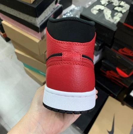 Air Jordan 1 Mid Reverse Black Red by Air Jordan
