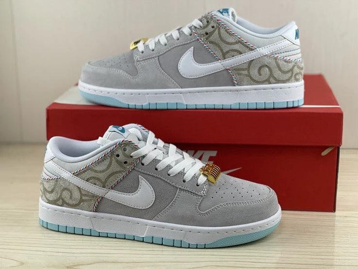 Dunk Low Barbershop Grey Shoes Sneakers by Air Jordan