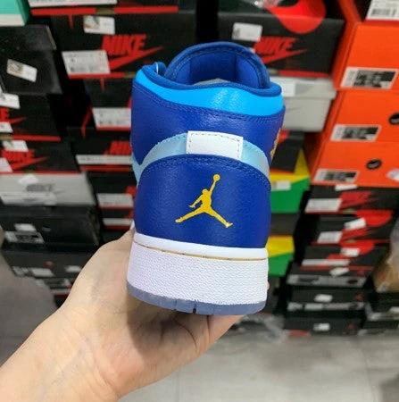 Air Jordan 1 Mid GS Fly Crystal Bottom Blue Heaven by Air Jordan