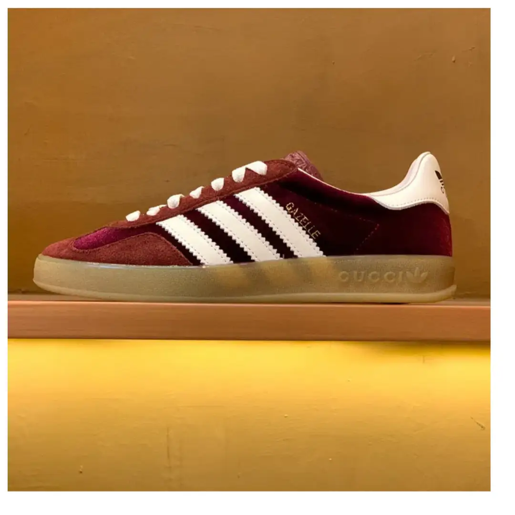 GG x AD Gazelle ‘Burgundy Velvet’ Shoes Sneakers by Air Jordan