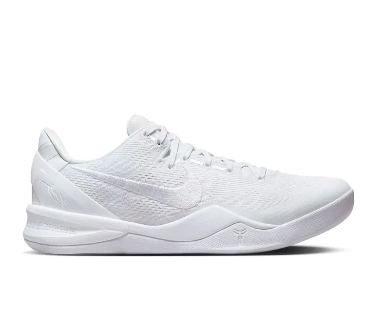 Kobe 8 Protro Triple White Shoes Sneakers by Air Jordan