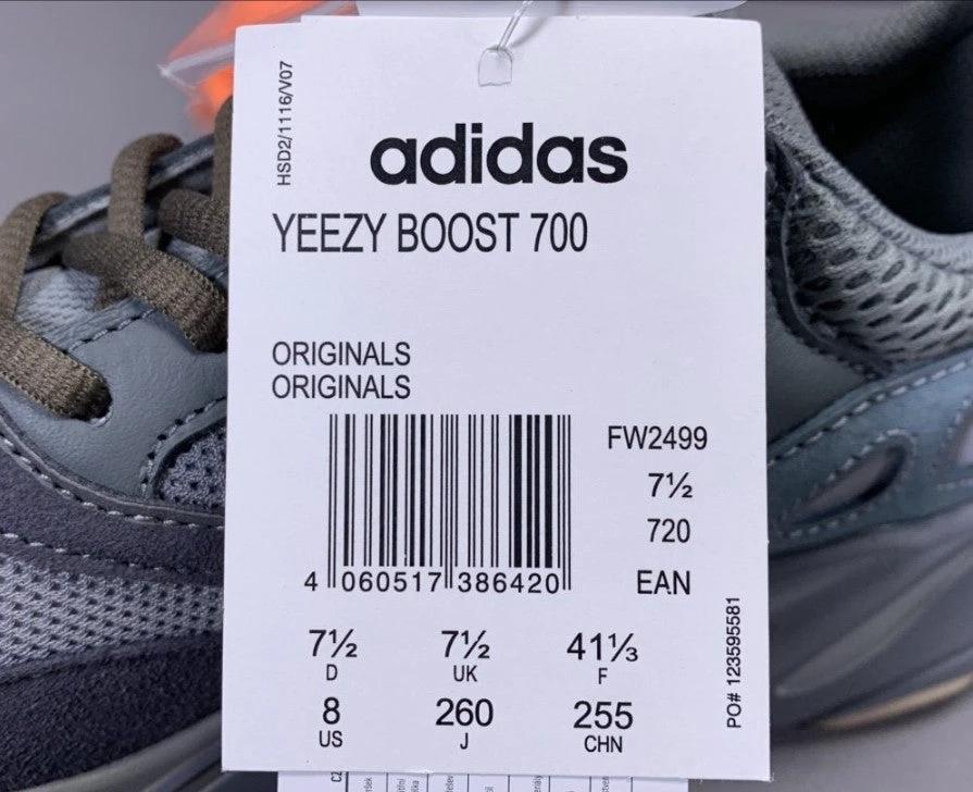 Yeezy Boost 700 Teal Blue Shoes Sneakers by Air Jordan