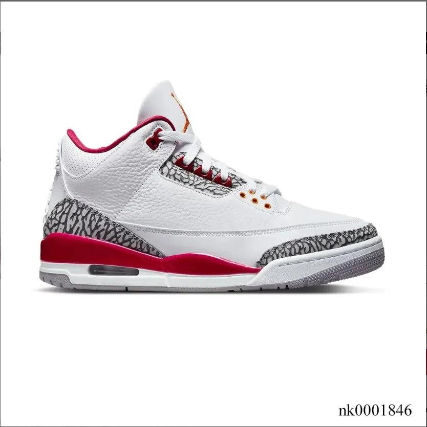 Air Jordan 3 Retro Cardinal Red Shoes Sneakers by Air Jordan