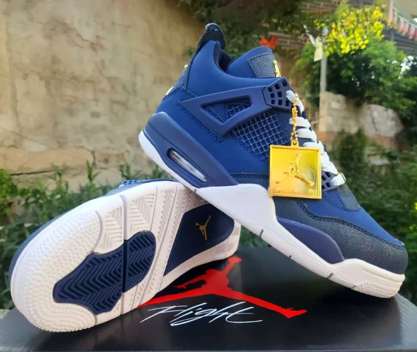 Air Jordan 4 Howard University PE Shoes Sneakers by Air Jordan