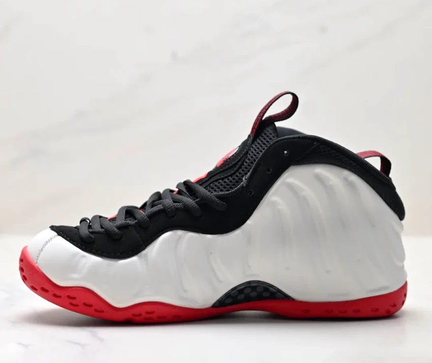 Air Foamposite One Red White Black Shoes Sneakers – nk0004546 by Air Jordan
