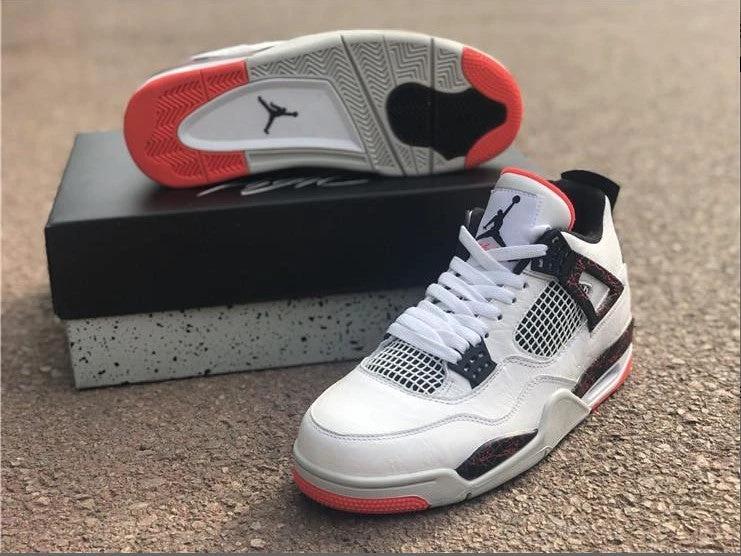 Air Jordan 4 Retro Flight Nostalgia Shoes Sneakers (Big Size Available) by Air Jordan
