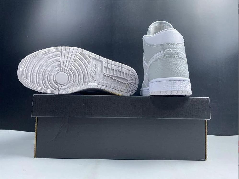 Air Jordan 1 Mid Grey Camo Shoes Sneakers by Air Jordan