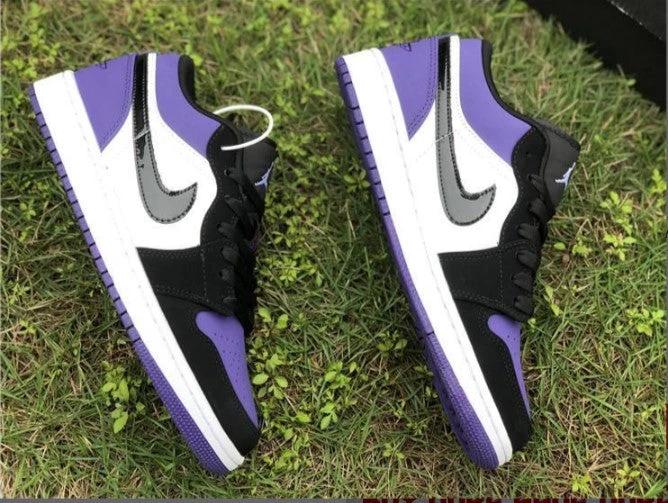 Air Jordan 1 Low Court Purple (GS) Shoes Sneakers by Air Jordan
