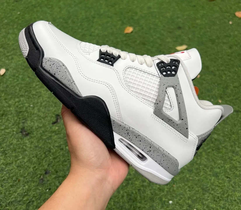 Air Jordan 4 White Cement 2025 Shoes Sneakers by Air Jordan