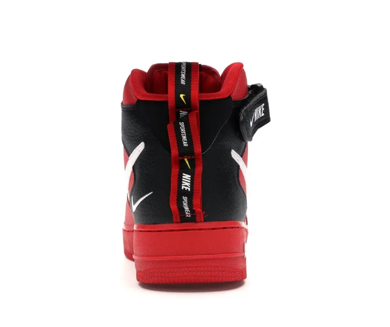 Air Force 1 Mid Utility University Red Shoes Sneakers by Air Jordan