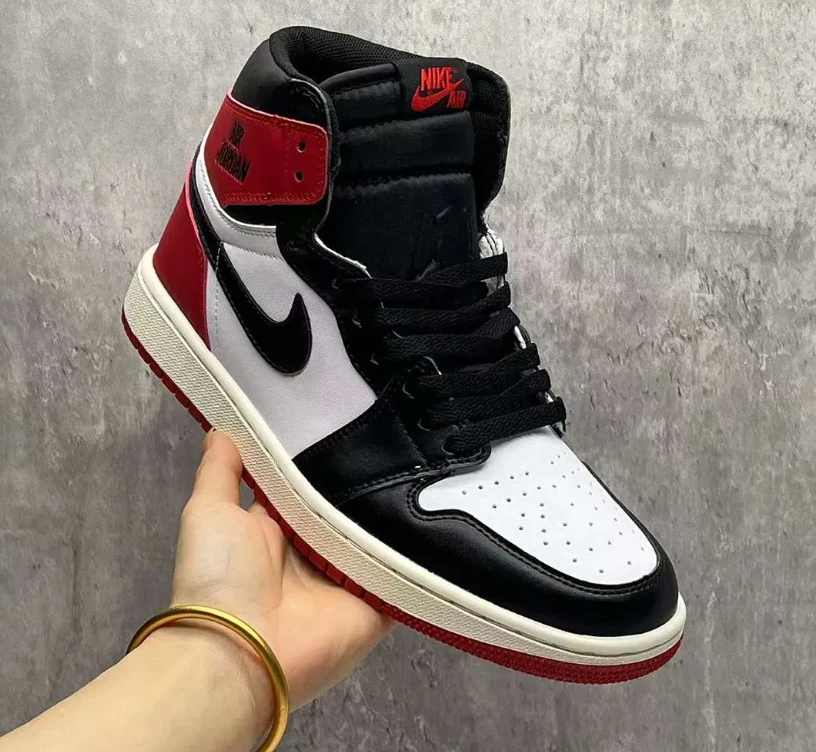 Air Jordan 1 High OG Black Toe Reimagined Shoes Sneakers by Air Jordan