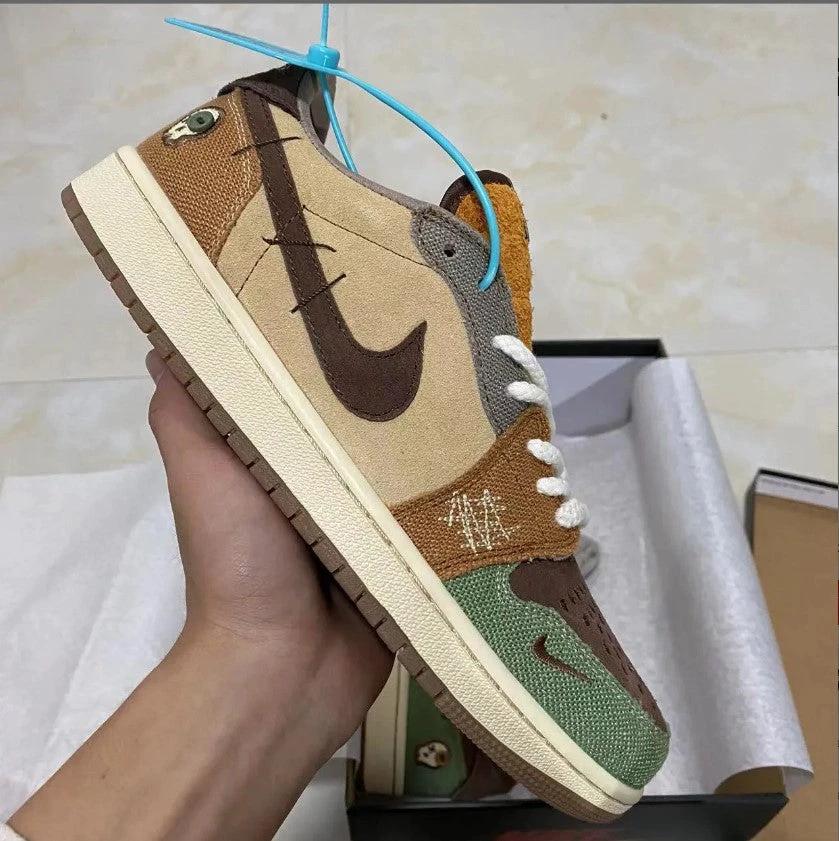 Zion Williamson x Air Jordan 1 Low OG Voodoo Shoes Sneakers by Air Jordan