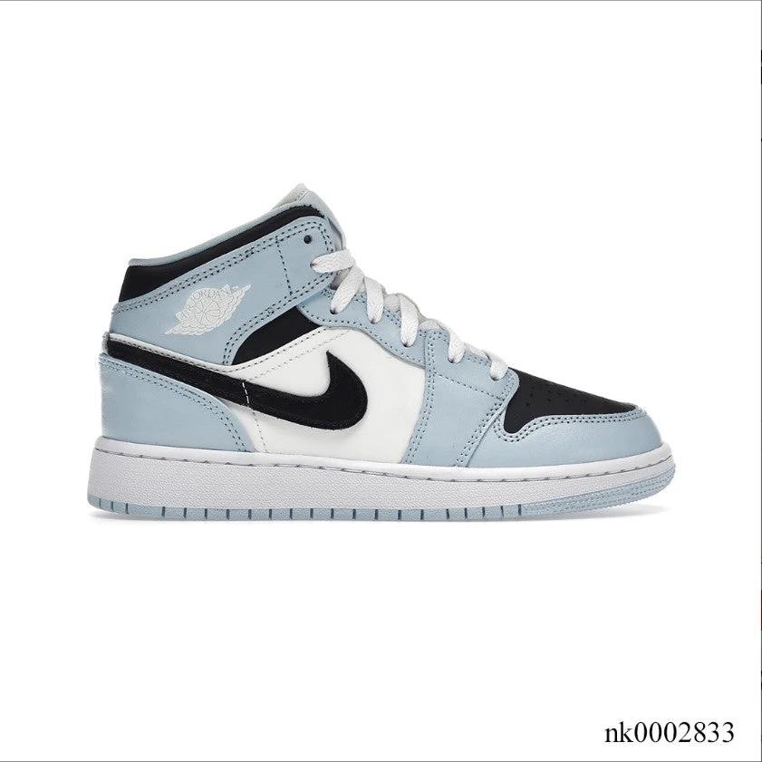 Air Jordan 1 Mid Ice Blue Shoes Sneakers by Air Jordan