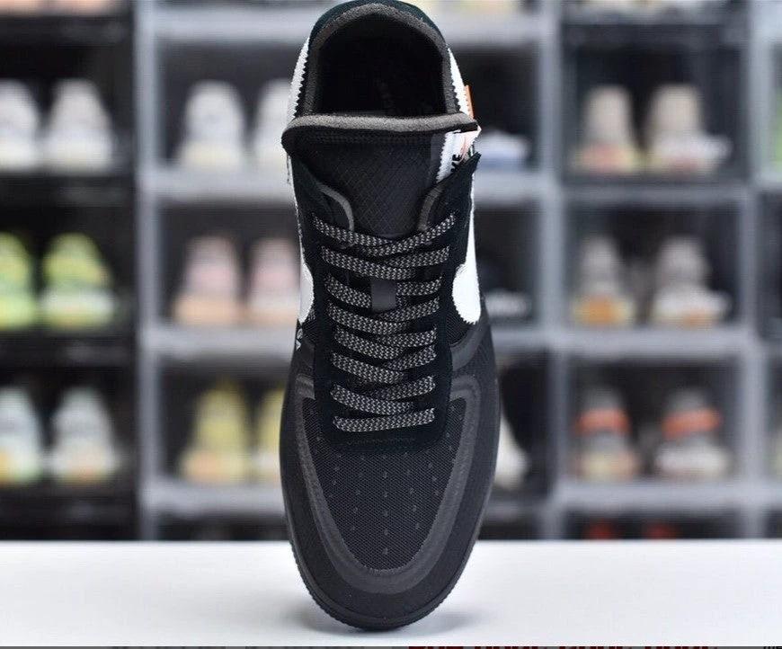 Air Force 1 Low Off-White Black White Shoes Sneakers by Air Jordan