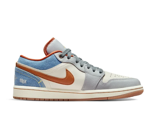 AJ 1 Low Phantom Denim Shoes Sneakers by Air Jordan