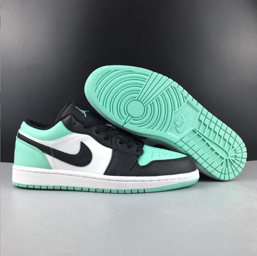 Air Jordan 1 Low Emerald Toe Shoes Sneakers by Air Jordan