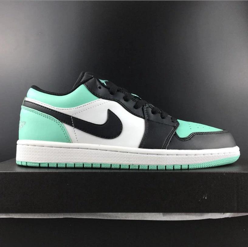 Air Jordan 1 Low Emerald Toe Shoes Sneakers by Air Jordan