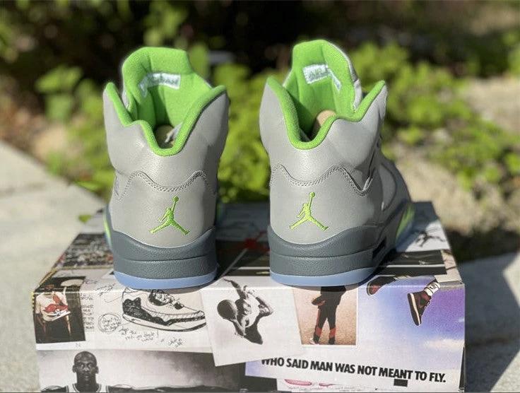 Air Jordan 5 Green Bean Shoes Sneakers by Air Jordan