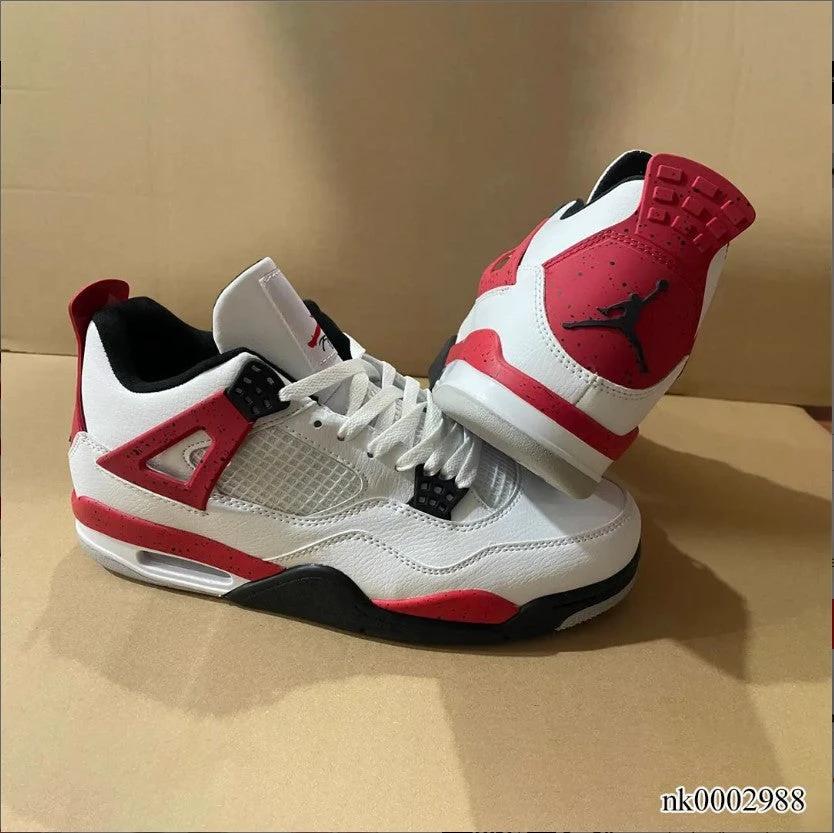 Air Jordan 4 Red Cement Shoes Sneakers by Air Jordan