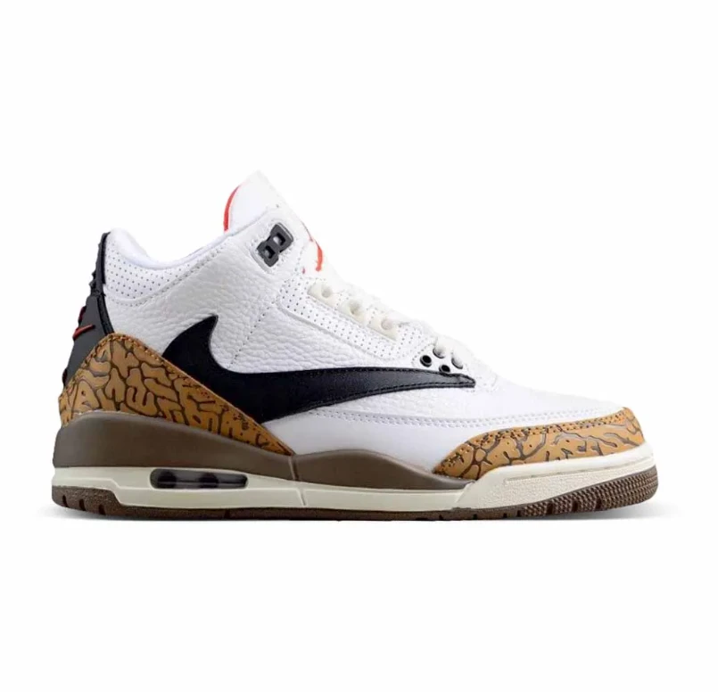 Air Jordan 3 x Travis Scott Palomino Shoes Sneakers by Air Jordan