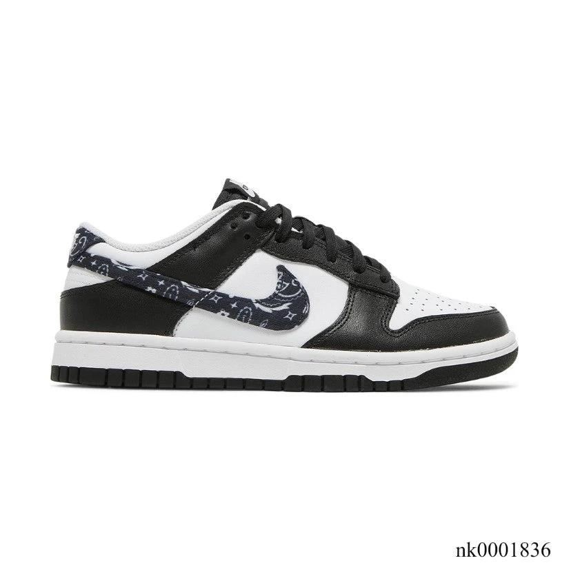 Dunk Low Black Paisley Shoes Sneakers by Air Jordan