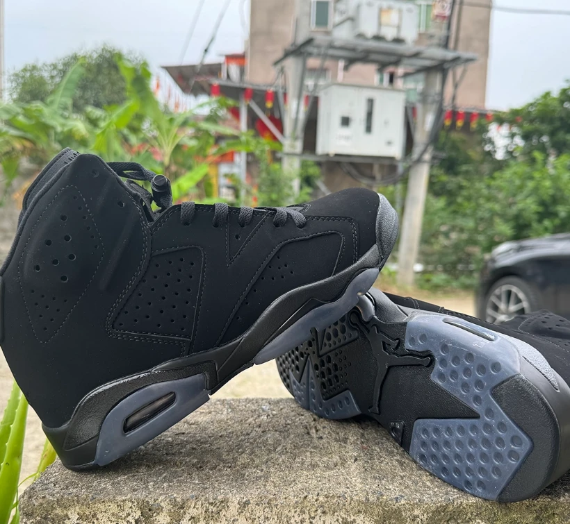 Air Jordan 6 Triple Black Shoes Sneakers by Air Jordan