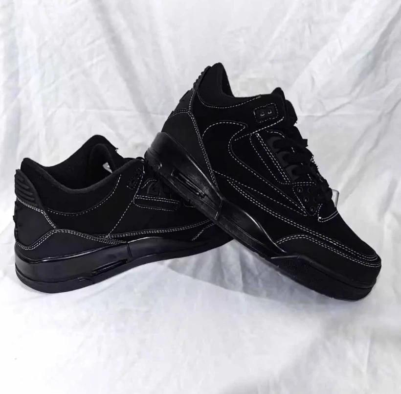 Travis Scott x AJ 3 Black Cat Shoes Sneakers by Air Jordan