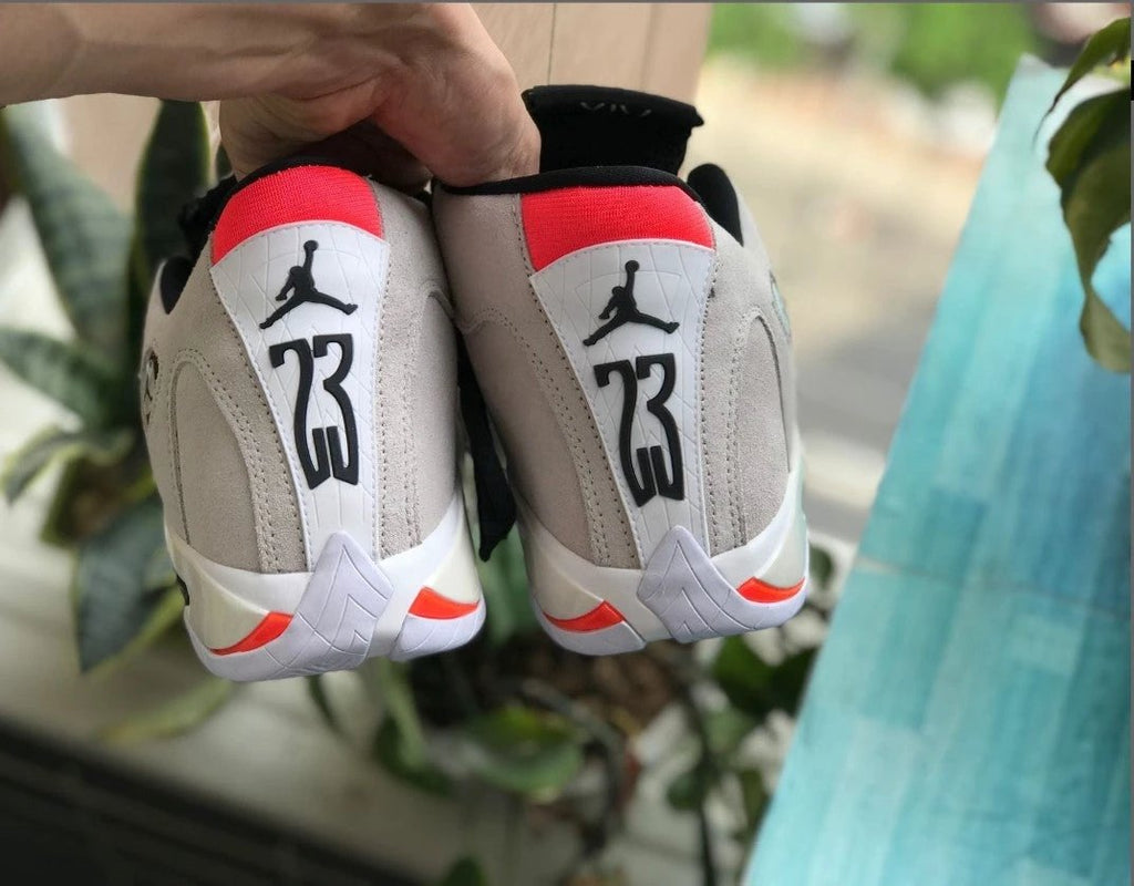 Air Jordan 14 Retro Desert Sand Shoes Sneakers by Air Jordan
