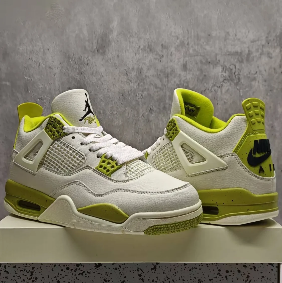 J.Balvin x Air Jordan 4 OG Lemonade Shoes Sneakers by Air Jordan