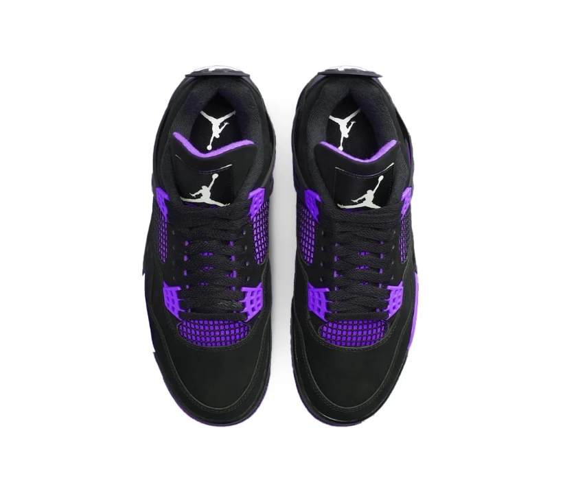 Air Jordan 4 Purple Thunder Shoes Sneakers by Air Jordan