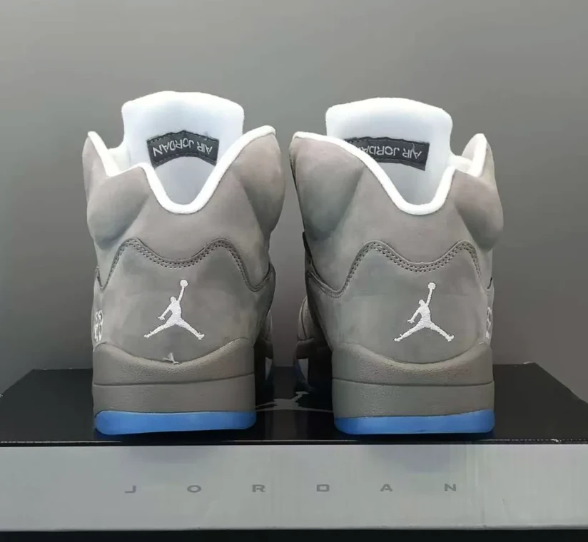 Air Jordan 5 Wolf Grey Shoes Sneakers by Air Jordan