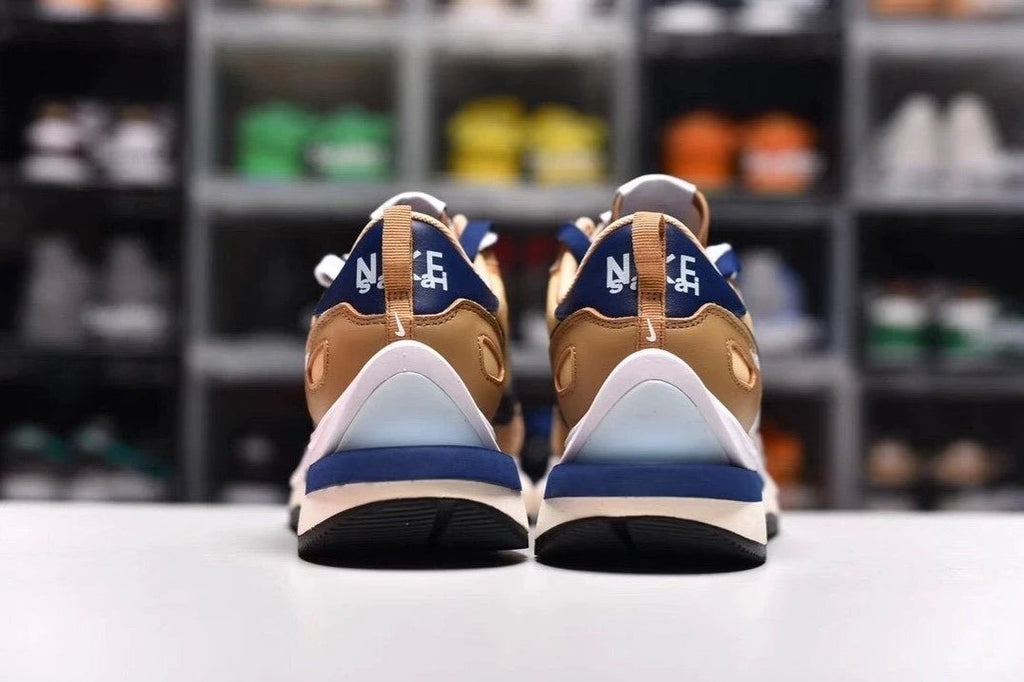 Sacai x VaporWaffle Sesame Blue Void Shoes Sneakers by Air Jordan
