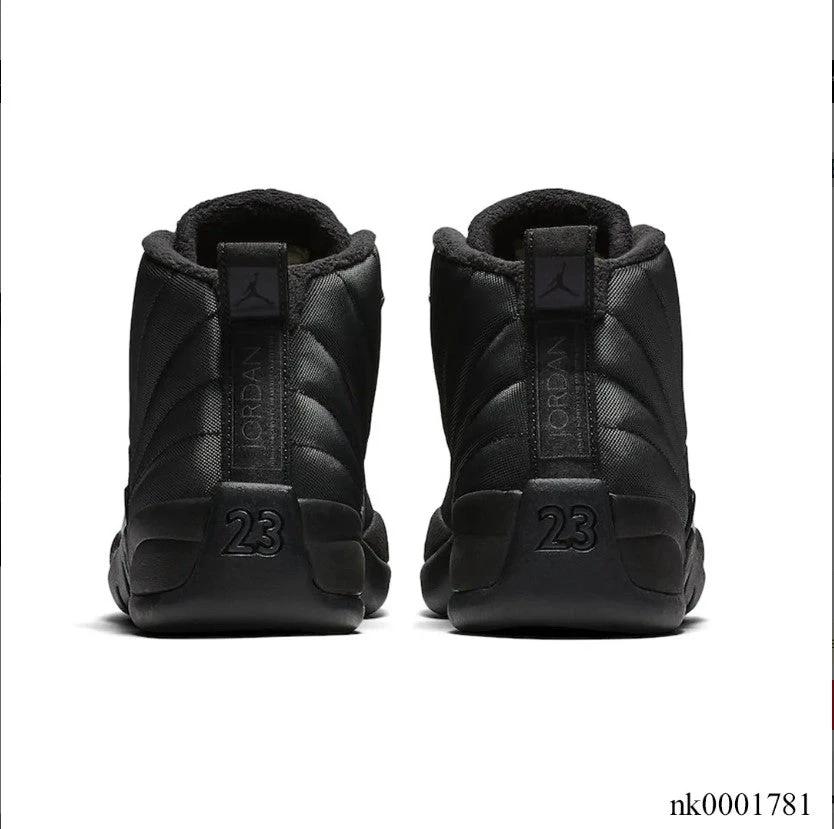 Air Jordan 12 Retro Winterized Triple Black Shoes Sneakers by Air Jordan
