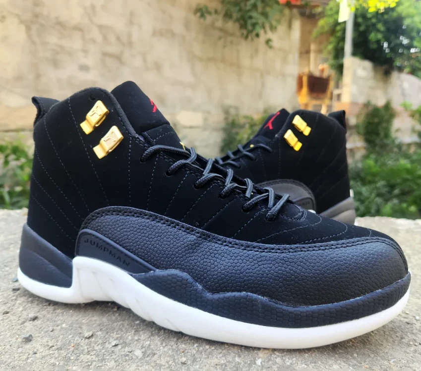 Air Jordan 12 Reverse Taxi Shoes Sneakers by Air Jordan