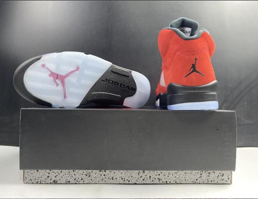 Air Jordan 5 Retro Raging Bulls Red Shoes Sneakers by Air Jordan