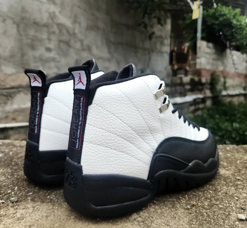 Air Jordan 12 Black Tongue Taxi Sample Shoes Sneakers by Air Jordan