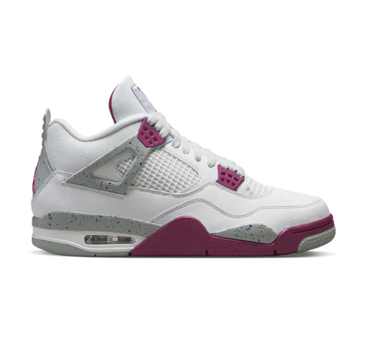 Air Jordan 4 White Purple Cement Shoes Sneakers by Air Jordan